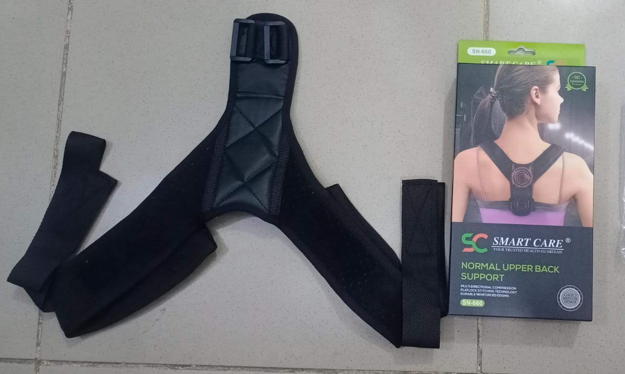 Adjustable Back Posture Corrector Brace for Men & Women – Large Size Support