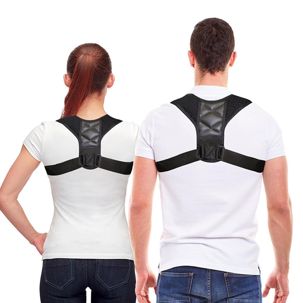 Adjustable Back Posture Corrector Brace for Men & Women – Large Size Support