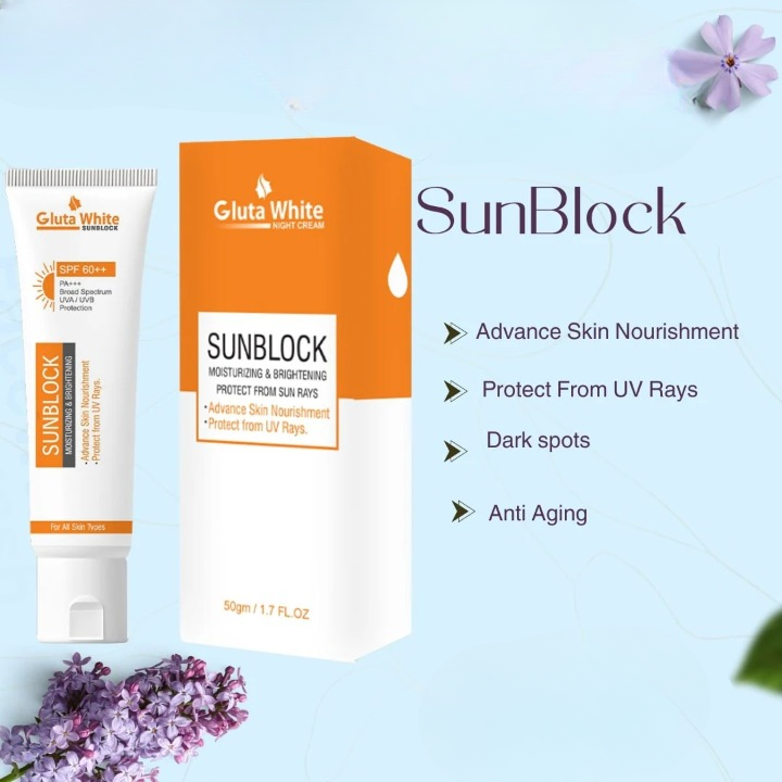 GlutaWhite Skin Brightening Sunblock SPF60
