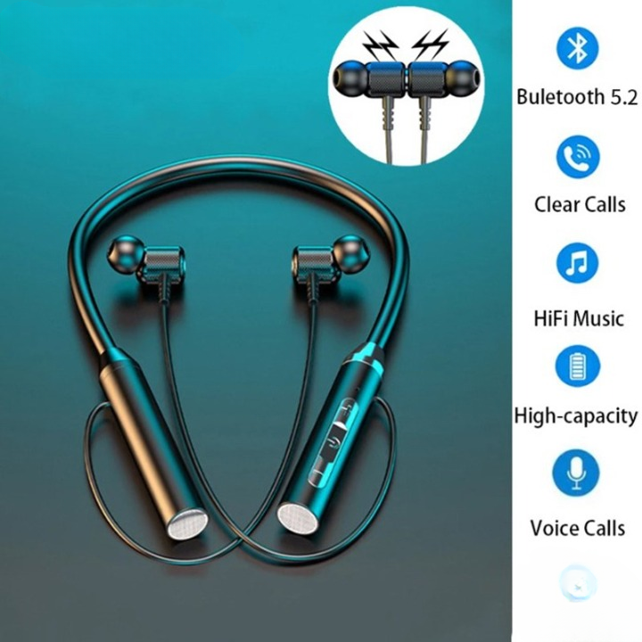 Universal Neckband – Wireless Bluetooth Earphones | Long Battery Backup | Random Color