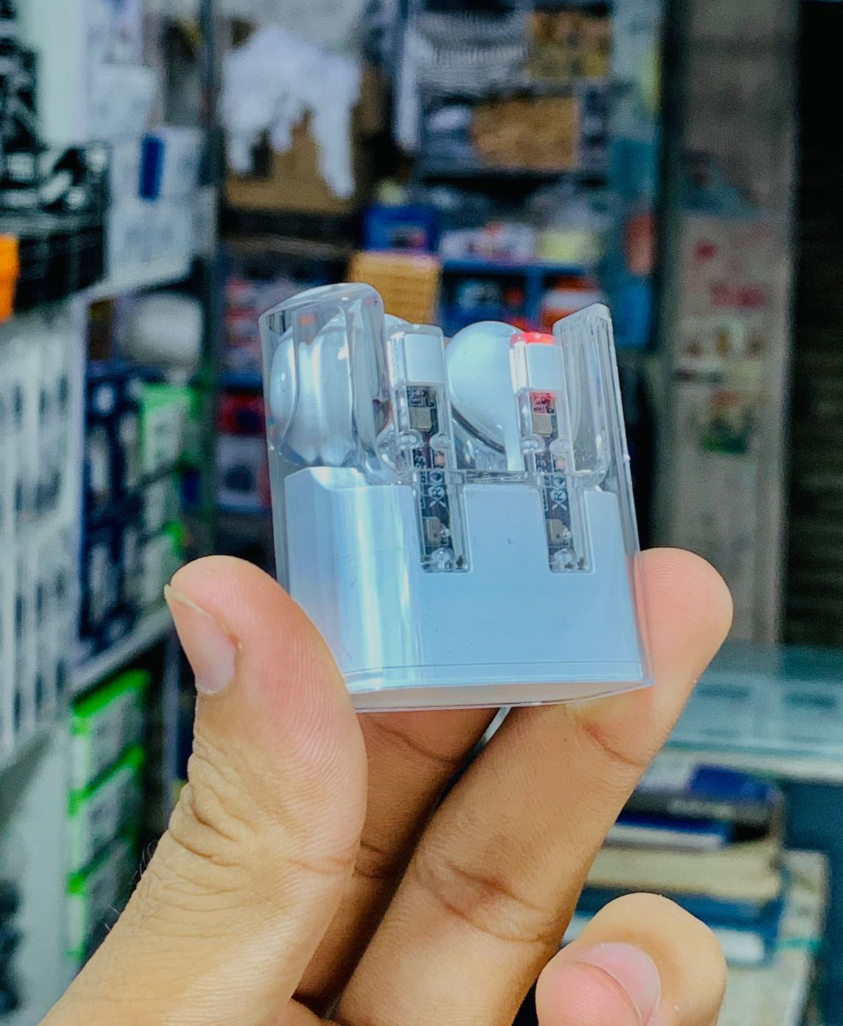 Bluetooth 5.3, ANC, Transparent Design, Sweatproof, Microphone, 7-Hour Battery Life