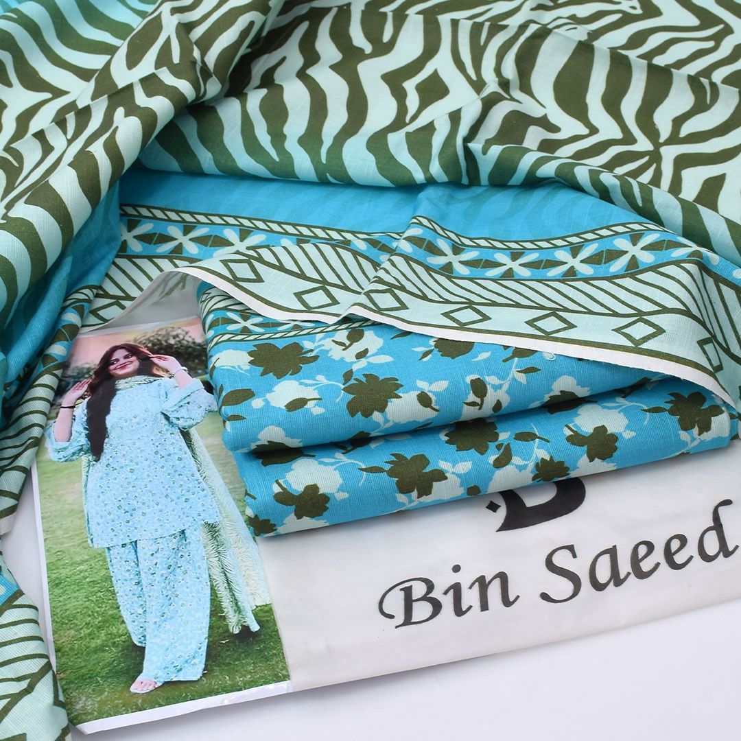 “Bin Saeed Khaddar 3-Piece Suit for Men – Traditional Pakistani/Ethnic Wear”