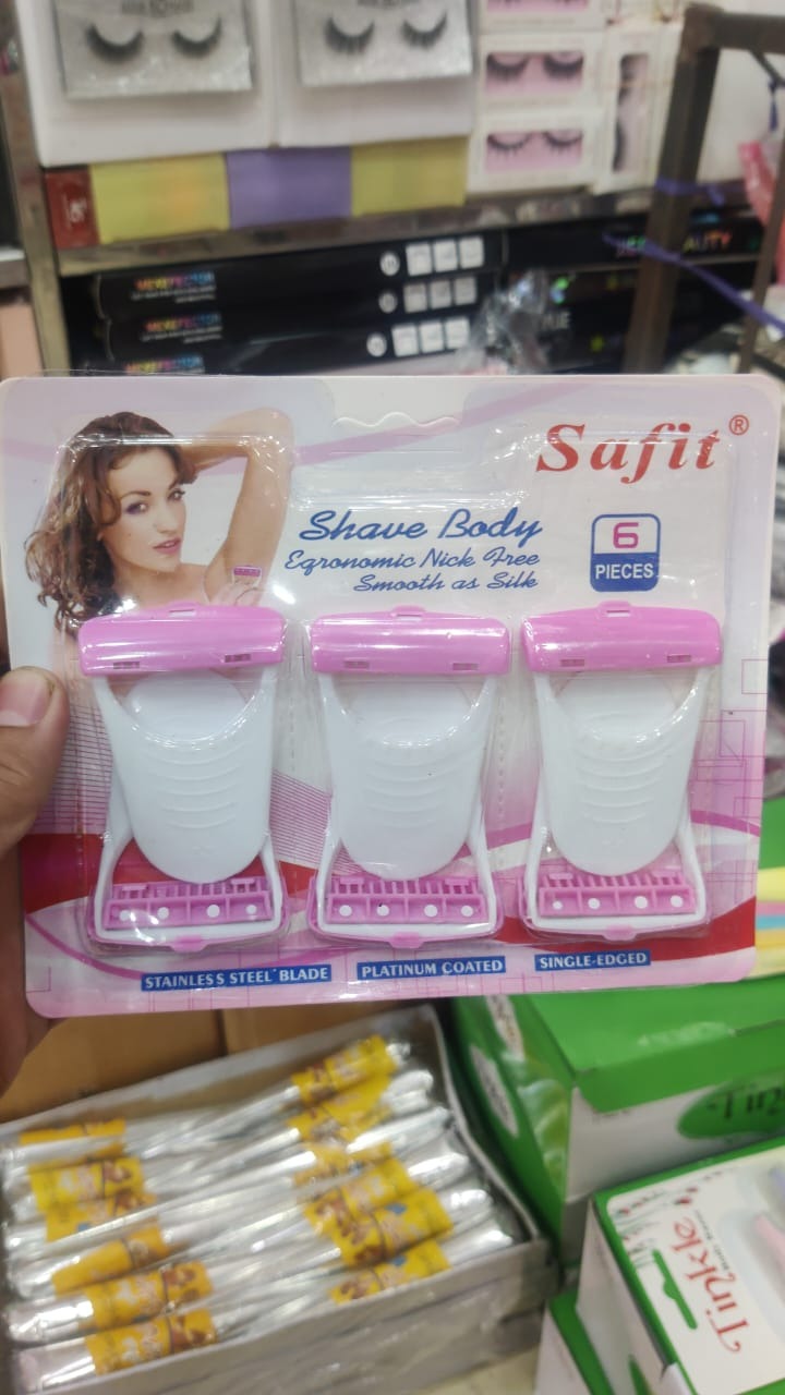 Safit Shave Body Razor for Women pack of 6