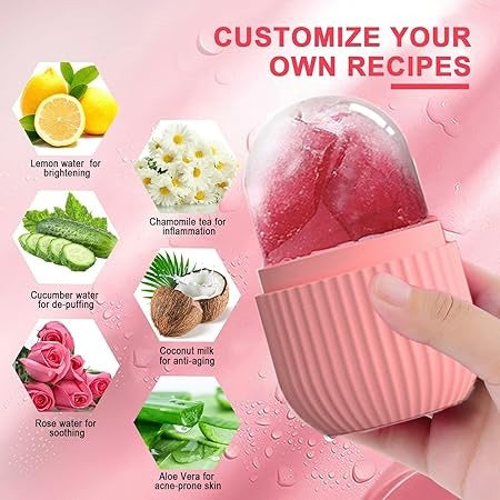 Combo pack Marble Jade Roller WITH STONE MARBLE | Ice Roller Facial Massage | Derma Roller [Pack of 3]