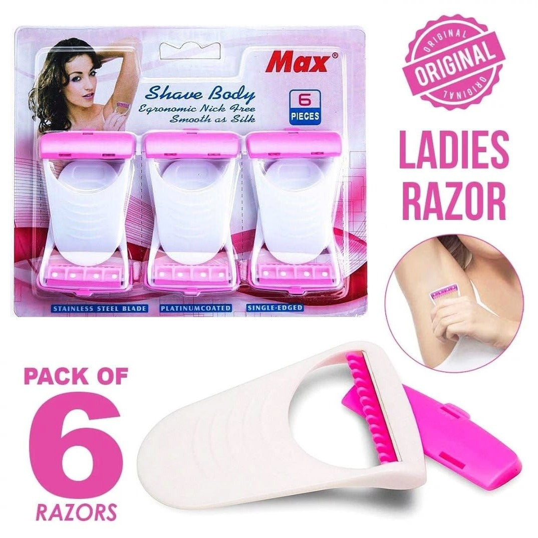 Safit Shave Body Razor for Women pack of 6
