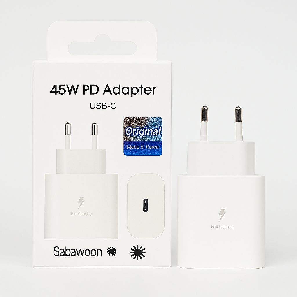 Sabawoon 45W PD Charger – Original USB-C Super Fast Adapter