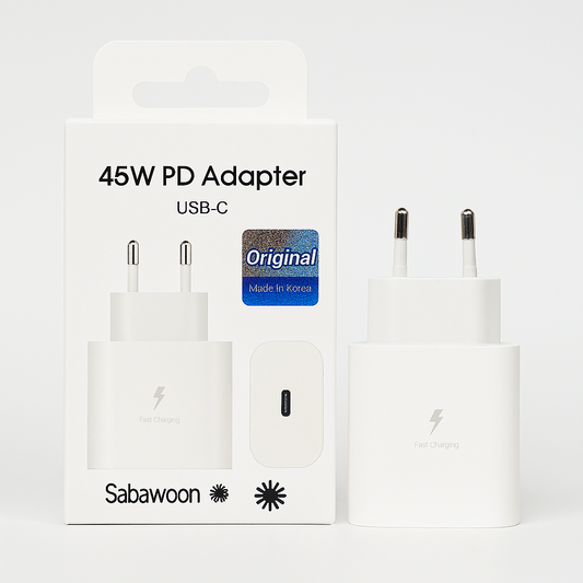 Sabawoon 45W PD Charger – Original USB-C Super Fast Adapter