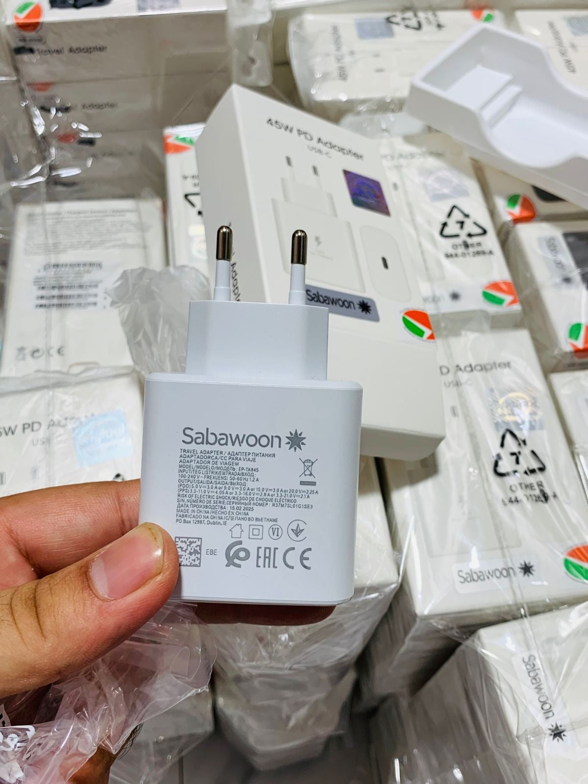 Sabawoon 45W PD Charger – Original USB-C Super Fast Adapter